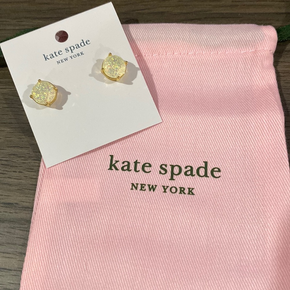 ♠️ Kate Spade ♠️ Opal Glitter Gumdrop Studs